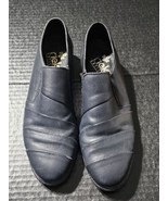 Rieker Shoes Women’s 7 Antistress Block Heel Slip-On Blue Leather Shoes - €16,18 EUR