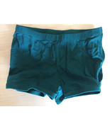 S/XS VINTAGE CHASSE 100% GREEN NYLON SEXY FITTED SHORT-SHORTS GEAR - $243.53 MXN