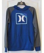 Hurley Graphic Logo Pullover Hoodie Royal Blue Boy&#39;s Sz XL (18/20) NWT M... - $17.80
