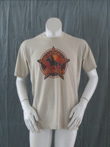Vintage Graphic T-shirt - Circle Square Ranch Sheriff Badge Graphic - Mens Large - £39.16 GBP