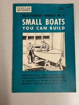 1954 Small Boats You Can Build Popular Mechanics Booklet No.6 Collectible - $336.00 MXN