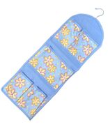 Avon Blue &amp; Yellow Flower Travel Make Up Collapsible Case New - €6,84 EUR