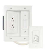 SANUS  In-wall Power and Cable Management Kit Item CPS306WV1 - $1,841.36 MXN
