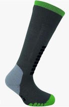 NWOT Eurosock Kids Supreme Jr Ski Socks, Dark Grey Size XS - £11.08 GBP