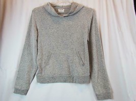 NWT Hurley Heathered Gray Hooded Soft Sweatshirt Long Sleeve Jr Small Org $55 - £18.68 GBP