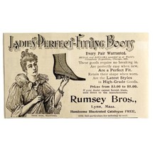 Rumsey Bros Ladies Boots 1894 Advertisement Victorian Footwear 1 ADBN1yy - £11.74 GBP
