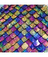 1000pcs Medium Thin Plastic Rainbow Glitter Scalemail Scales Bulk Suppli... - £59.41 GBP
