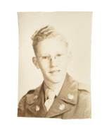 1940s WW2 Real Photograph Unknown Army Military Soldier Cheyenne Wyoming... - $19.99