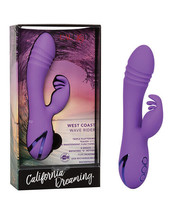 West Coast Wave Rider Rotating G Massager Silicone Rechargeable Rabbit Vibrator - £58.12 GBP