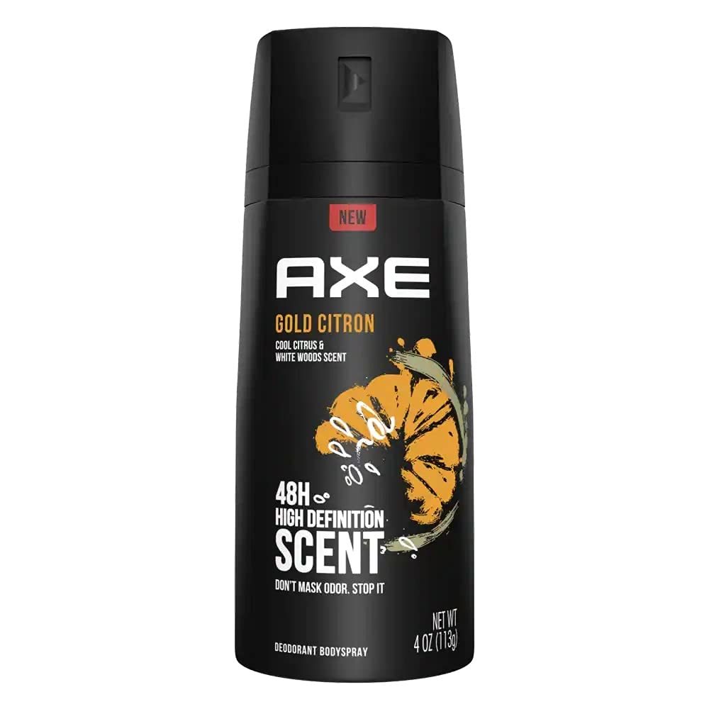 AXE Body Spray for Men, Gold, 4 oz - £15.12 GBP