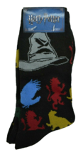 Mens 6 to 12 Harry Potter Sorting Hat Hogwarts School Crew Socks (Loot Crate) - £7.29 GBP