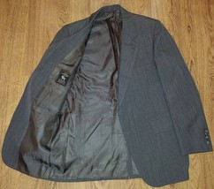 Hart Schaffner Marx Men&#39;s GRAY Pinstripe Sport Coat Blazer Jacket SIZE 38R - £31.96 GBP