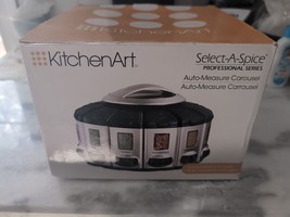 KitchenArt 57010 Select-A-Spice Auto-Measure Carousel, Spice Organizer,  - £19.55 GBP