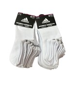 2x Adidas Womens Superlite No Show Socks White/light Onix Size Medium 6 ... - $24.75