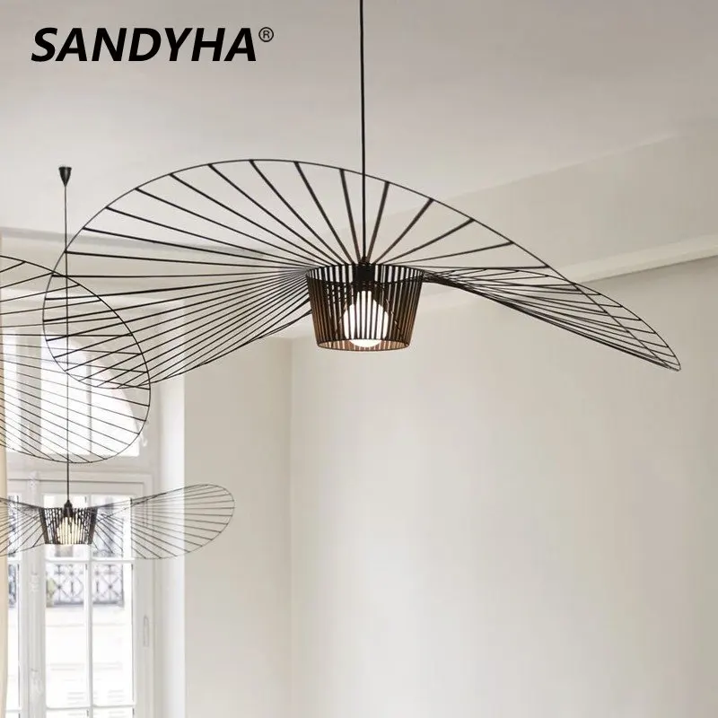 SANDYHA Modern Nordic Hats Pendant Lights Industrial Home Desin Ceiling Lamp - £95.41 GBP+