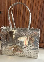 Vintage Hand Made Made in Mexico Tin Purse - $23.38