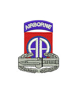 US Army 82nd Airborne CAB Combat Action Badge Embroidered Polo Shirt - $664.31 MXN+