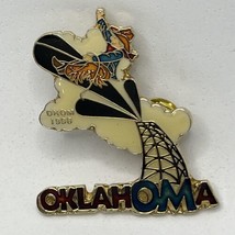 Odyssey Of The Mind 1998 Oklahoma OM Club Organization Enamel Lapel Hat Pin - £9.16 GBP