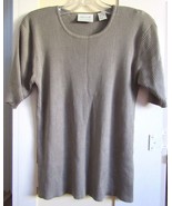 Nordstrom Preview Collection 100% Silk Top~C 1995~Snap In Shoulder Pads~... - €23,01 EUR