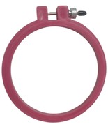 Susan Bates Pink Hoop-La Embroidery Hoop 4 Inch - $146.72 MXN