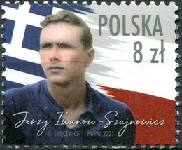 Poland. 2021. Jerzy Iwanow-Szajnowicz. Resistance Leader (MNH **) Stamp - £2.08 GBP