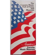 Vintage The Country Music Hall Of Fame &amp; Museum Nashville TN Brochure 1985 - £3.01 GBP