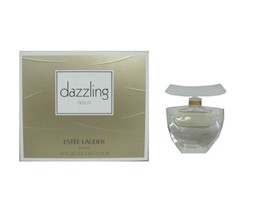 ESTEE LAUDER DAZZLING GOLD PERFUME WOMEN 0.37 oz / 11 ml Pure Parfum Spl... - £119.49 GBP