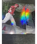4-2022 Topps Series 1  2021 Greatest Hits  Plus 2 Others Trout And More - £2.39 GBP