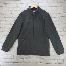Columbia Sportswear Jacket Boys Sz L Gray Full Zip Soft Shell  - £15.56 GBP