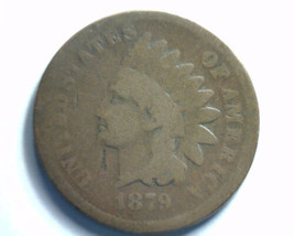 1879 INDIAN CENT PENNY GOOD G NICE ORIGINAL COIN FROM BOBS COINS FAST 99... - £6.29 GBP