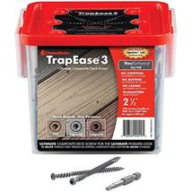 FastenMaster TrapEase 3 Deck Screws for Composite, PVC and Capstock Deck... - $51.01