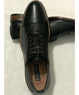 Aston Grey Collection Bandino Men&#39;s Lace-Up Oxford Shoes Size 12 US Blac... - $131.66