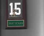 BART STARR JERSEY PLAQUE GREEN BAY PACKERS FOOTBALL NFL - $4.94