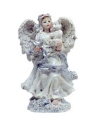 K’s Collection Angel Figurine Barefoot Holding Teddy Bear Vintage Collec... - $7.42
