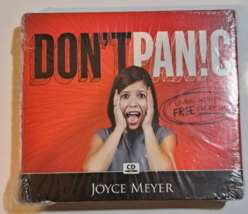 Don&#39;t Panic Living Worry Free Every Day Joyce Meyer 4 Disc Audio Cd New Sealed - £6.24 GBP