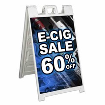 Vape Sale 60% Off Signicade 24x36 Aframe Sidewalk Sign Banner Decal Discount - £33.63 GBP+