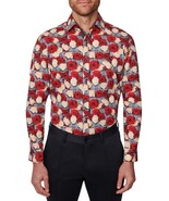 MSRP $80 Society of Threads Slim-Fit Floral Dress Shirt Size Large 16-16... - $248.16 MXN
