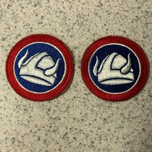 US Army 47th Infantry Division Viking Patches - Set of 2 - £7.03 GBP