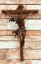 Ebros Large 19.75&quot; High INRI Jesus Christ Cross Wall Hanging Crucifix Crosses - £39.95 GBP