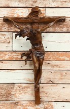 Ebros Large 19.75&quot; High INRI Jesus Christ Cross Wall Hanging Crucifix Crosses - £38.67 GBP