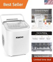 Automatic Self-Cleaning Portable Electric Countertop Ice Maker Machine W... - $196.00
