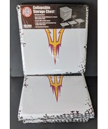 ASU Ottoman Collapsible Storage Chest NCAA Sun Devils Arizona (LOT OF 4) - £42.65 GBP