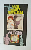 DAVID BOWIE Scary Monsters Poster 1980 RARE 27&quot;x15&quot; Vintage Retail Promo - £333.01 GBP