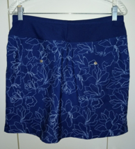 CYPRESS CLUB LADIES BLUE STRETCH SKORT-M-POLY/SPAND.-BARELY WORN - $210.44 MXN