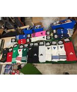 Lot of 19 Brand New Adidas Soccer Socks Size Large NWT - $94.99