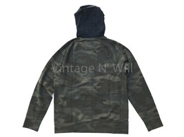 Abercrombie Fitch Mens M Green Army Camo/ Black Full Zip Sports Hoodie J... - £28.12 GBP