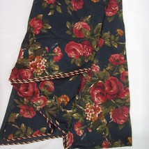 Tommy Hilfiger Meadow Croft Rose Floral Multi Navy 43 x 144 Scarf Valance - $62.00