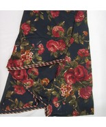 Tommy Hilfiger Meadow Croft Rose Floral Multi Navy 43 x 144 Scarf Valance - £49.49 GBP
