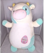 Squishmallows Belana Cow HugMees Easter Egg Kelly Toys Plush 16&quot; Spring ... - £50.52 GBP