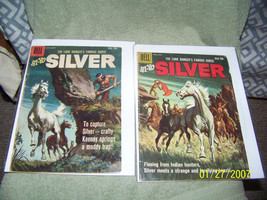 lot of {2} vintage 1960's comic books  dell comics  {hi-yo silver} - $29.70